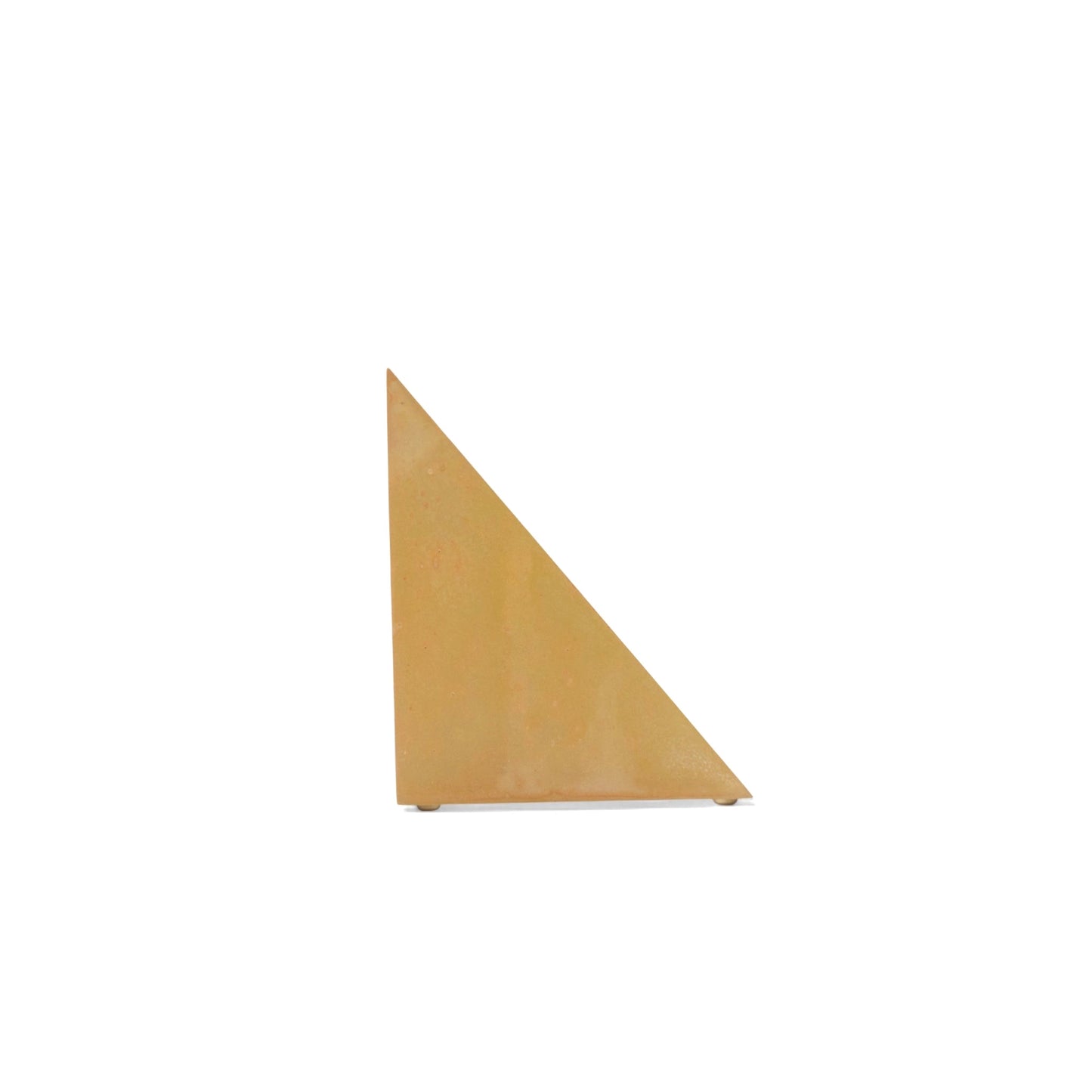 Yellow Triangle Bookend