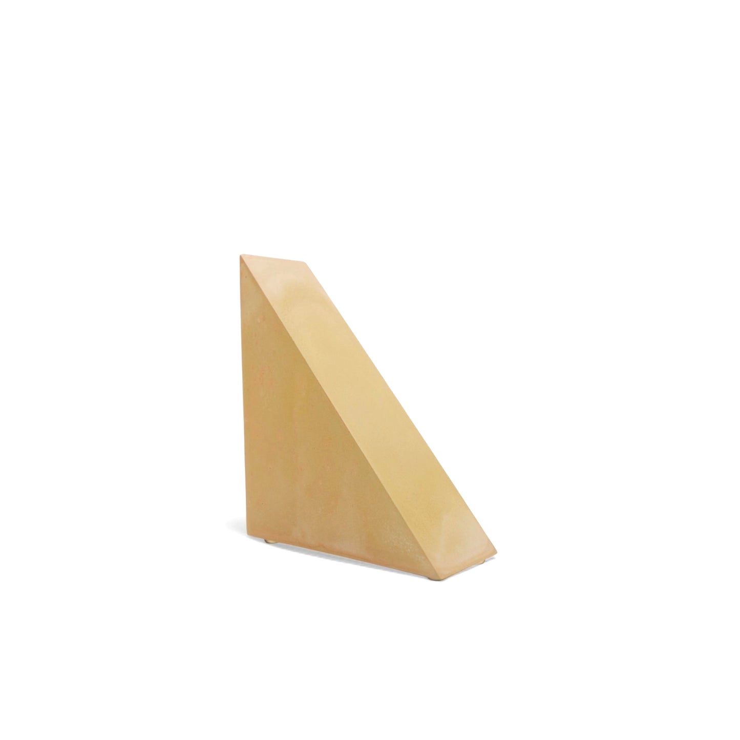 Yellow Triangle Bookend