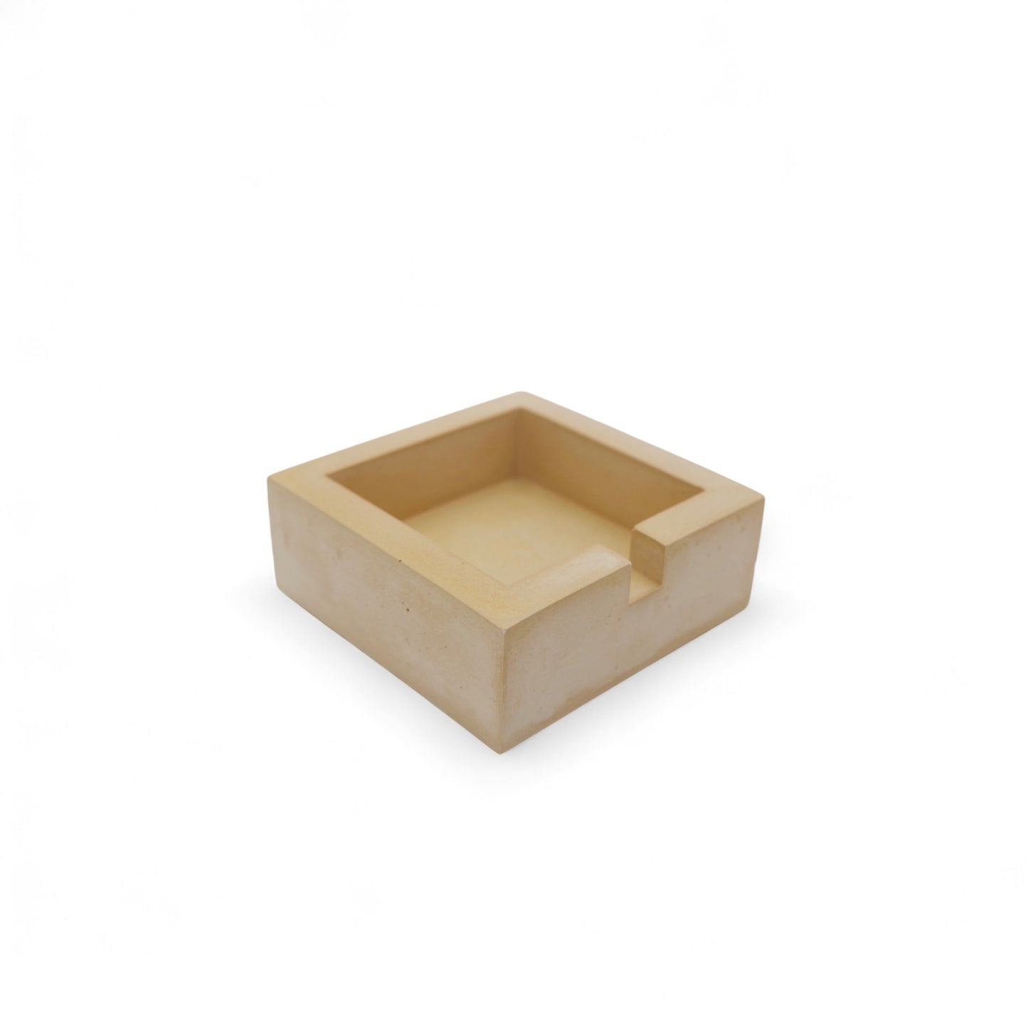 Yellow Square Ashtray