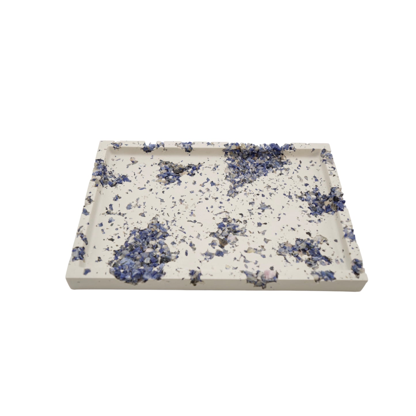 Blue Sodalite x White Cement Tray