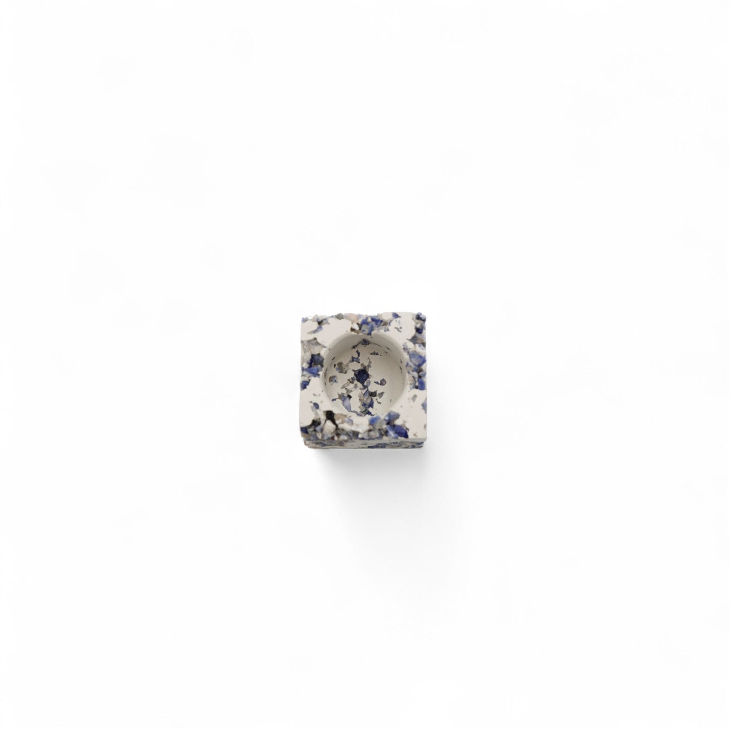 Blue Sodalite x White Cement Match Holder