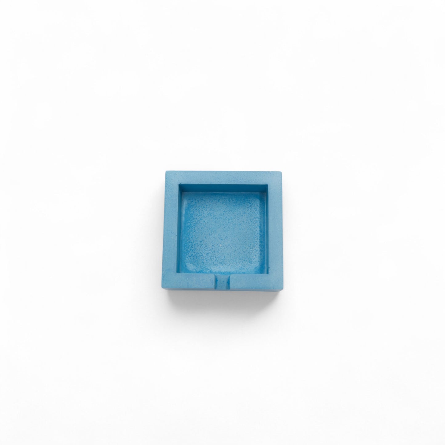 Blue Square Ashtray