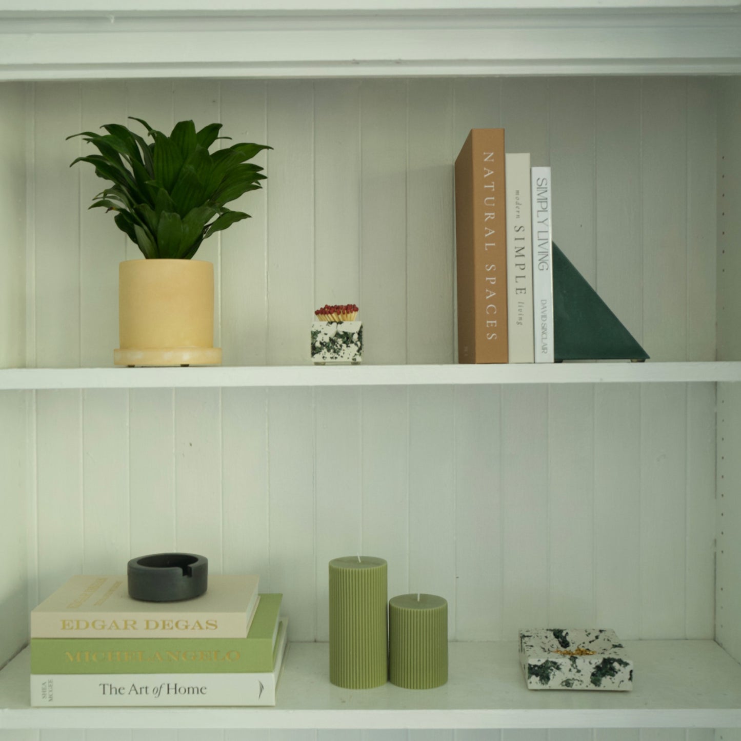 Green Triangle Bookend