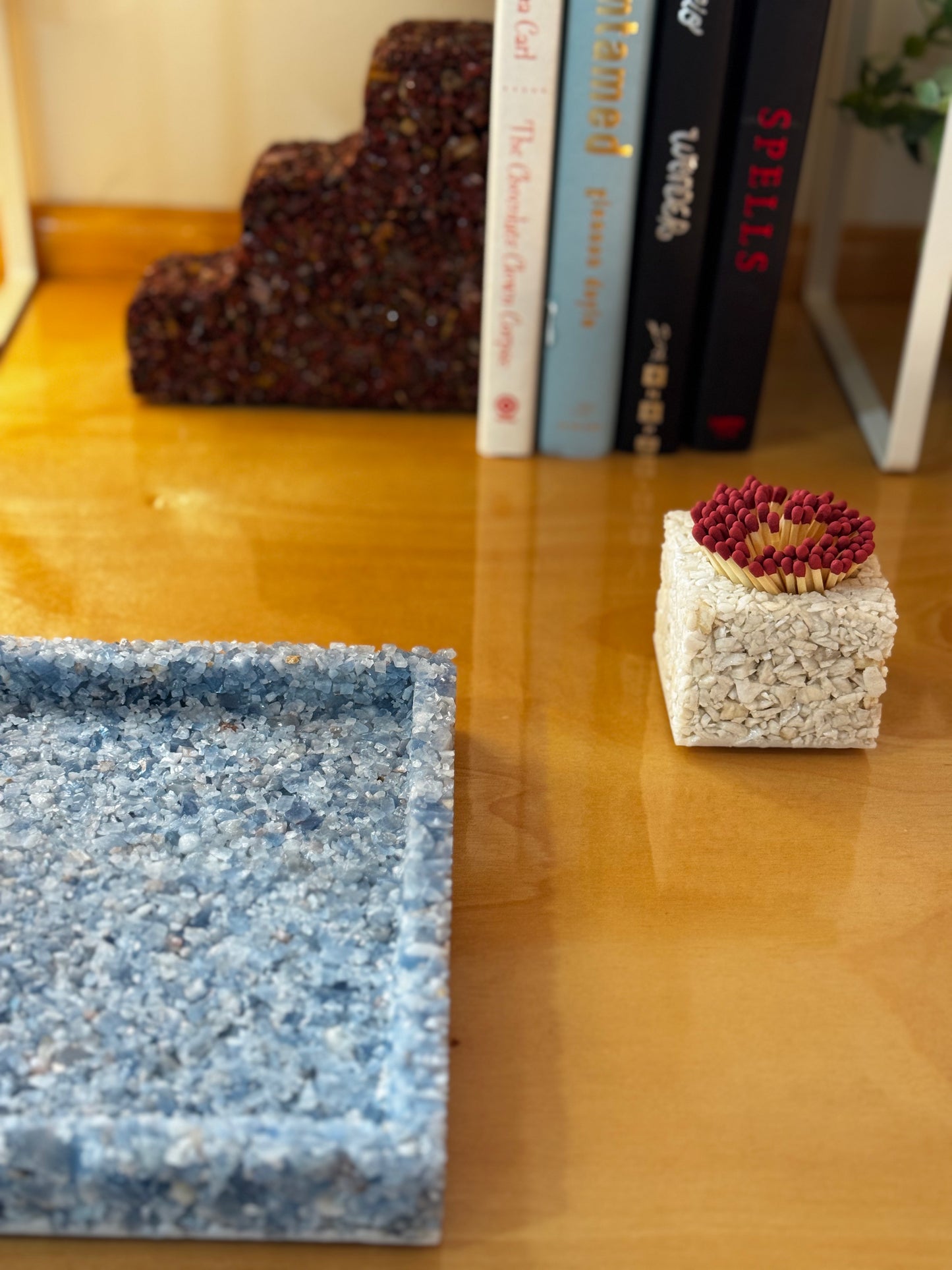 Blue Calcite Tray