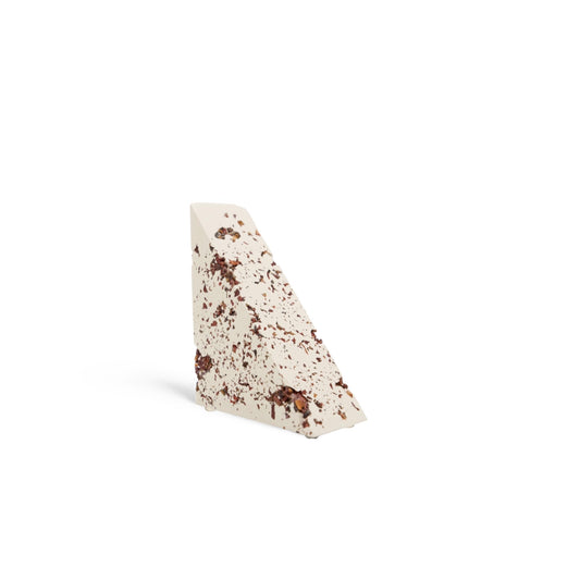 Red Jasper x White Cement Triangle Bookend
