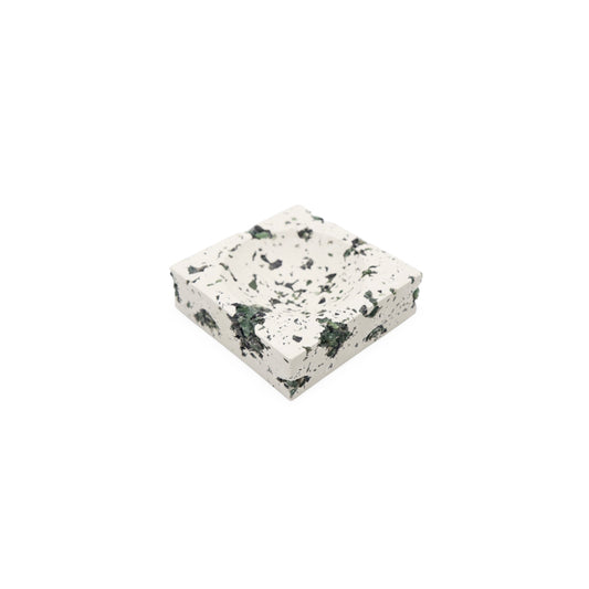 Green Serpentine x White Cement Jewelry Dish