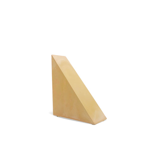 Yellow Triangle Bookend