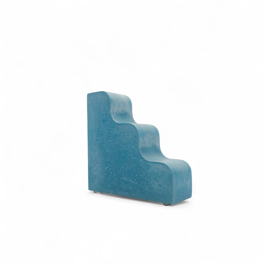 Blue Wavy Bookend