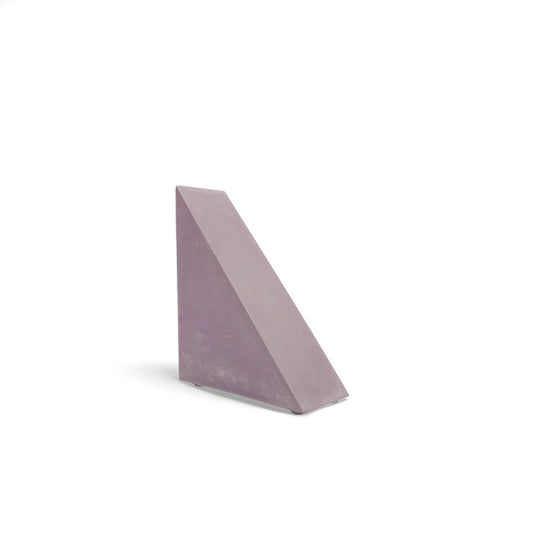 Lavender Triangle Bookend