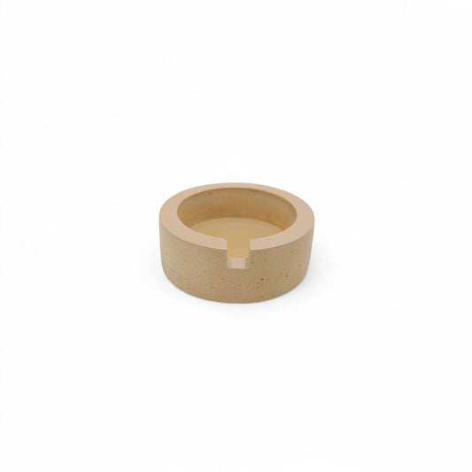 Yellow Circle Ashtray