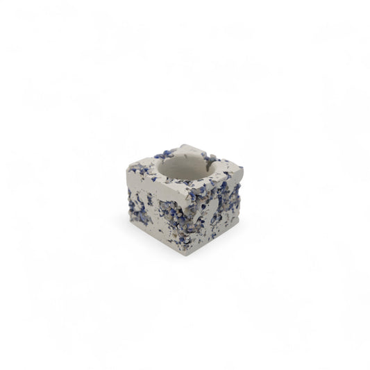 Blue Sodalite x White Cement Match Holder