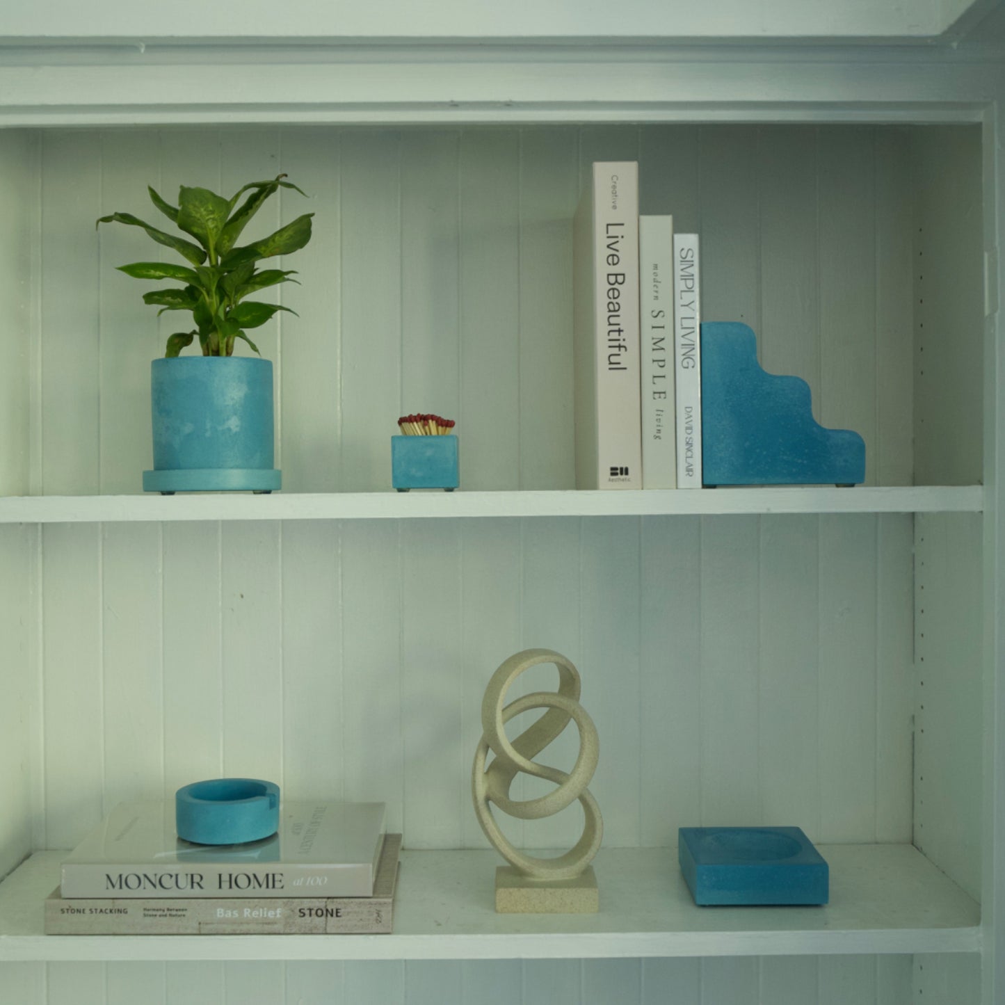 Blue Match Holder