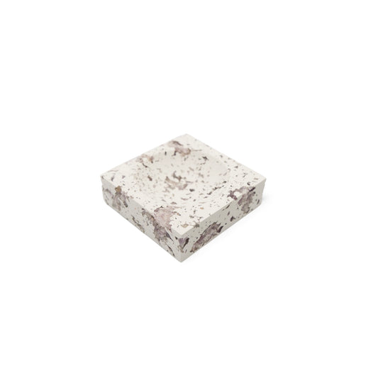 Amethyst x White Cement Jewelry Dish