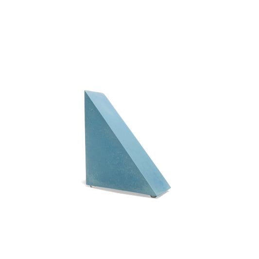 Blue Triangle Bookend