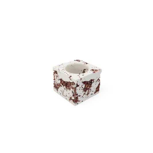 Red Jasper x White Cement Match Holder