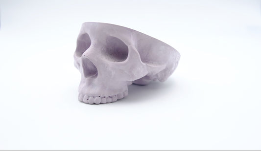 Lavender Skull Ashtray