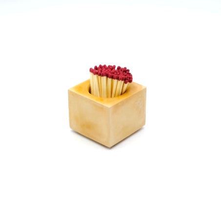 Yellow Orange Match Holder