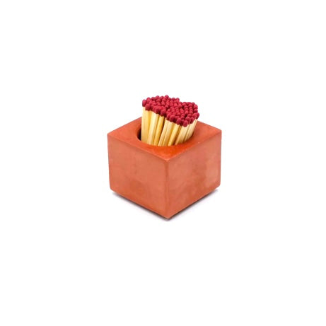 Terracotta Red Match Holder