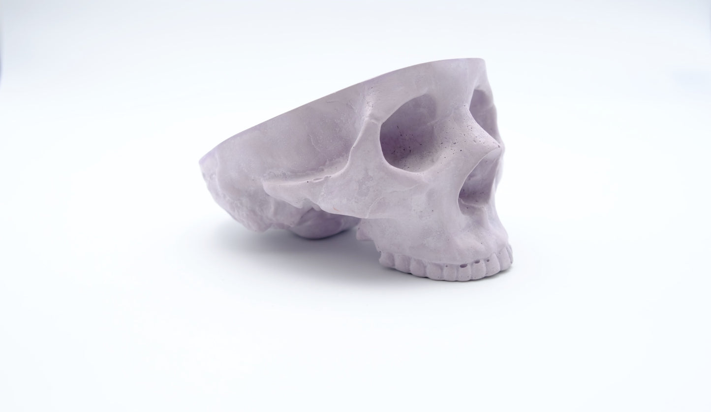 Lavender Skull Ashtray